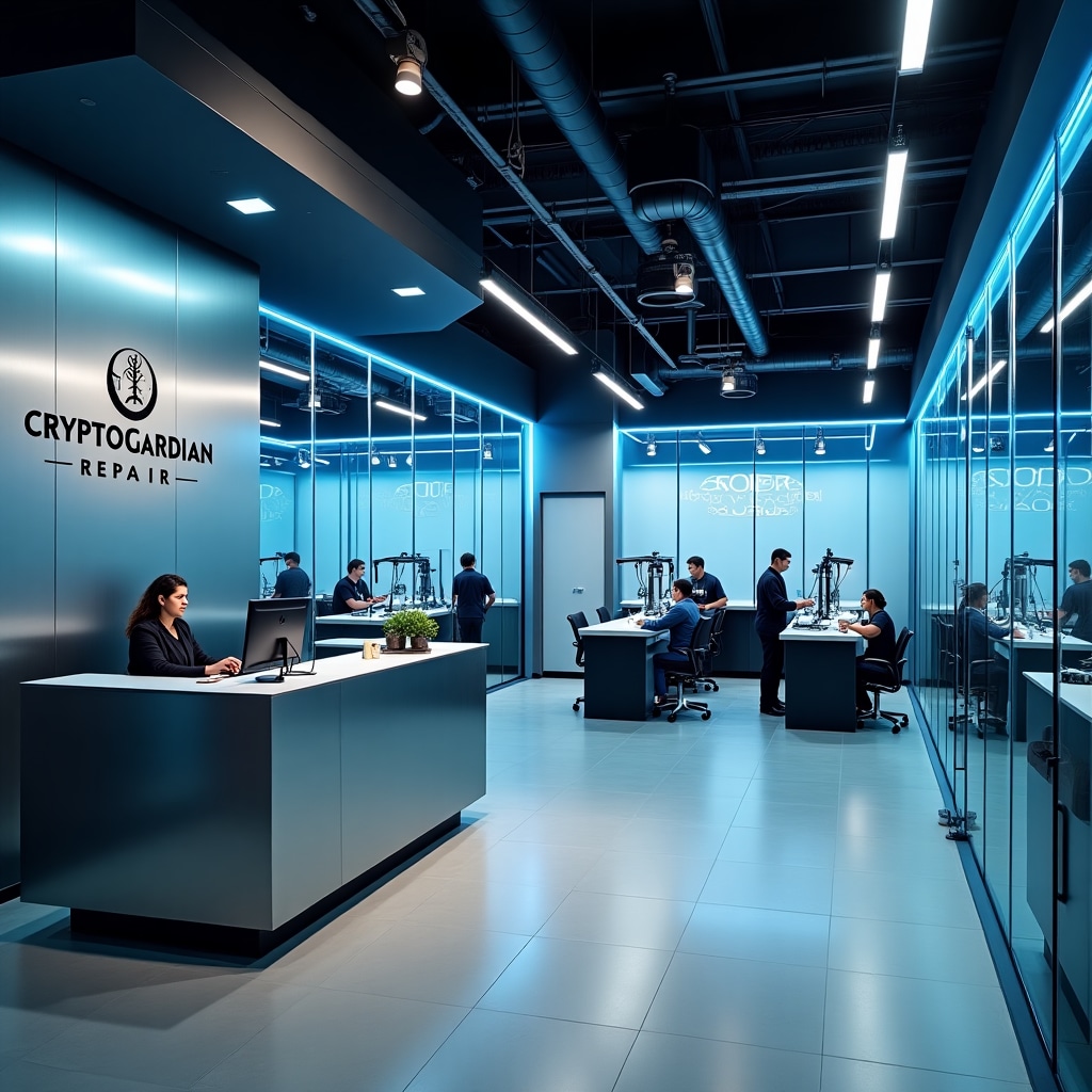 Bayheadgables office interior with repair workstations